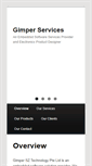 Mobile Screenshot of gimperservices.com